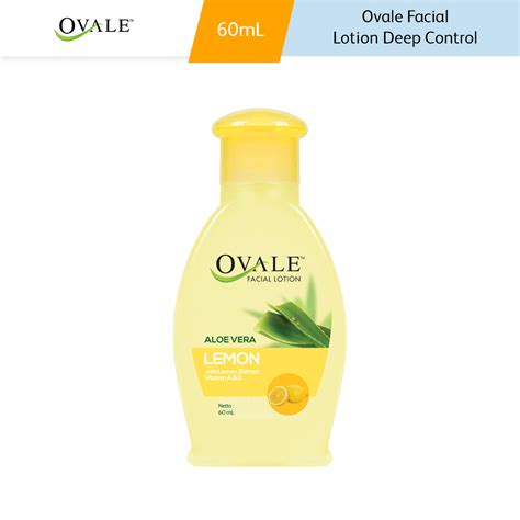 Facial Lotion Ovale Aloe Vera 60ml Lemon Lazada Indonesia
