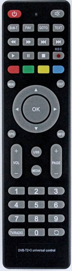Купить Универсальный пульт для цифровых приставок DVB-T2 Huayu DVB-T2+3