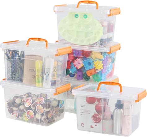 Nicunom Lot De Petits Bacs De Rangement Empilables En Plastique Avec