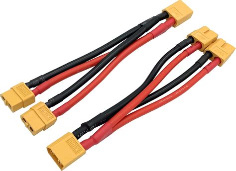 Amazon 2Packs XT60 Parallel Y Splitter Battery Connector 12AWG