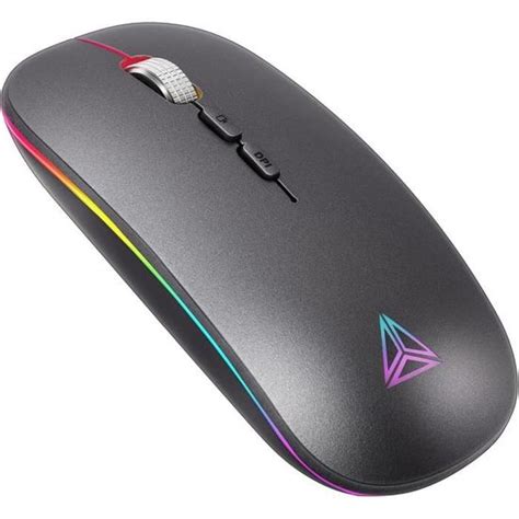 Souris Sans Fil Souris Bluetooth Rechargeable Led Deux Modes Bt