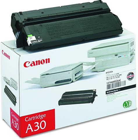 Amazon Canon Genuine Toner Cartridge A30 Black 1474A002 1 Pack