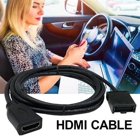 Кабель HDMI типа E для AM HDMI видеокабель HD Тип E микро-адаптер ...