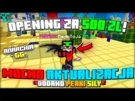 WYDAŁEM 500ZŁ NA OPENING NA BOXPVP ANARCHIA GG LOSOWANIE 20MLD YouTube