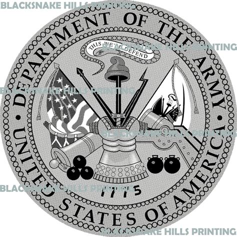 Us Army Seal Vector Image Files Multiple Formats Plus  Etsy