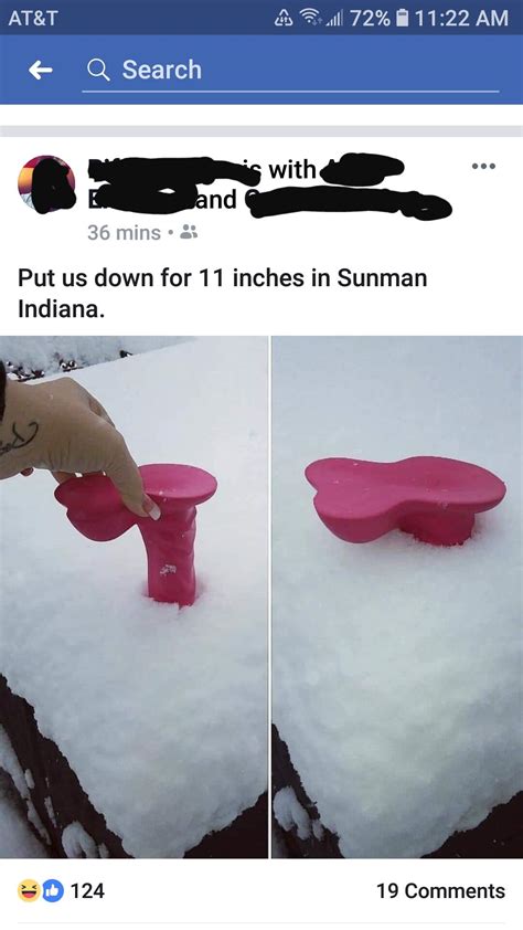 Inch Snow Dildo R Trashy