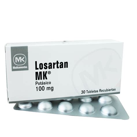 Losartan Mk 100mg X 30 Tabletas Sn Onlife