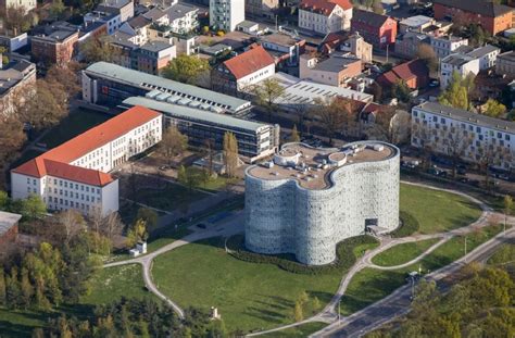 Cottbus Aus Der Vogelperspektive Universit Tsbibliothek Im Ikmz Auf