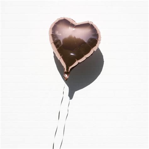 Heart Foil Balloon Rose Gold Lively And Co