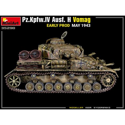 Pz Kpfw IV Ausf H Vomag Escala 1 35 Marca MiniArt Models Ref 35298