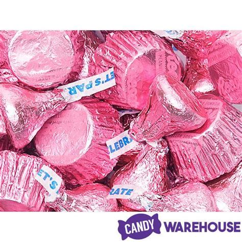 Hershey S Kisses And Reese S Peanut Butter Cups Miniatures Bulk Candy Pink 31 Ounce Bag