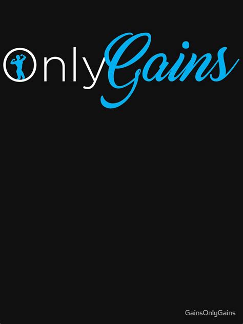 Only Gains Two Essential T Shirt For Sale By Gainsonlygains Redbubble