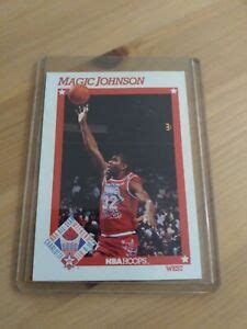 Magic Johnson 1991 NBA Hoops All Star Team Basketball Card Los Angeles