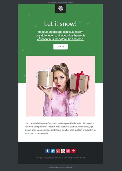 Letitsnow Exemple Emailing Gratuit T L Charger