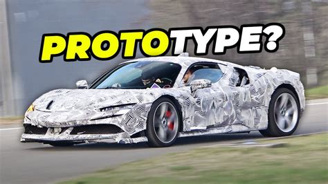 2025 Ferrari SF90 Replacement Spied With Larger Side Intakes