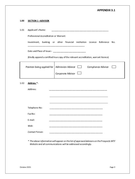 Fillable Online Formal Application For Admission Of An Fax Email