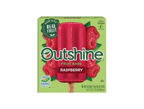 Raspberry Frozen Fruit Bars Official Outshine®