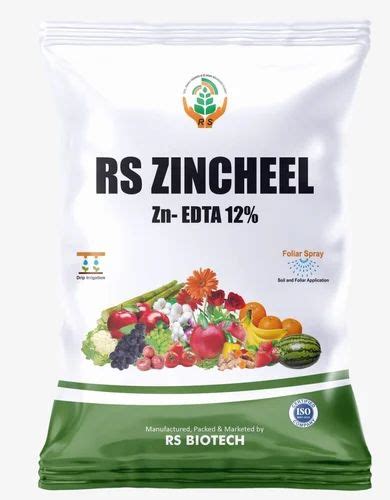 White Powder Rs Zincheel Zn Edta 12 Hdpe Bag Packaging Size 1 Kg At