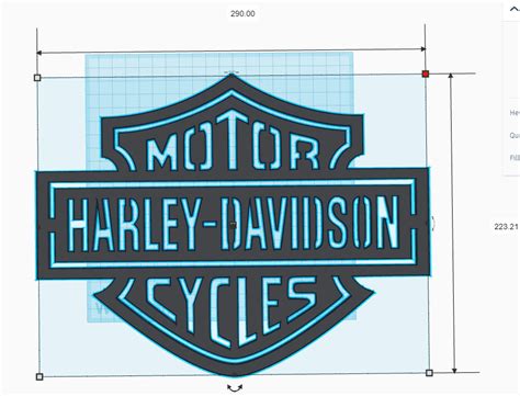 Archivo Stl Plantilla Harley Davidson・objeto Imprimible En 3d Para