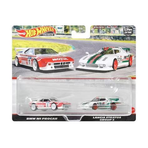 Hot Wheels Premium Car Culture BMW M Procar Lancia Stratos Group S Pack Shopee Brasil