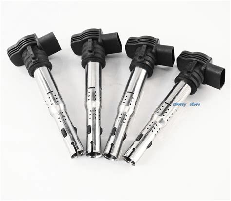 OEM 4pcs High Quality Ignition Coil 06B 905 115 R For VW Jetta Golf ...