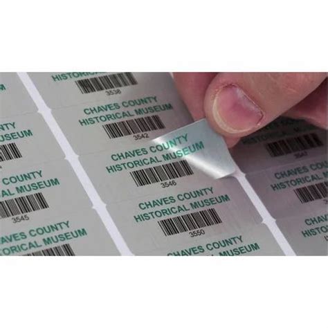 Polyester Barcode Label Packaging Type Packet At Rs Piece In Chennai