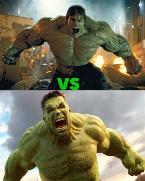 The Incredible Hulk Vs Avengers Hulk