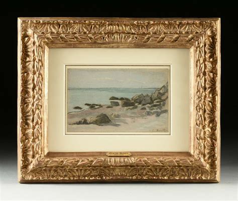 Houston Art Gallery To Auction Claude Monet Painting Sea Side