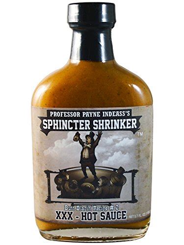Sphincter Shrinker XXX Hot Sauce 5 7 Fl Oz Scoville Scale