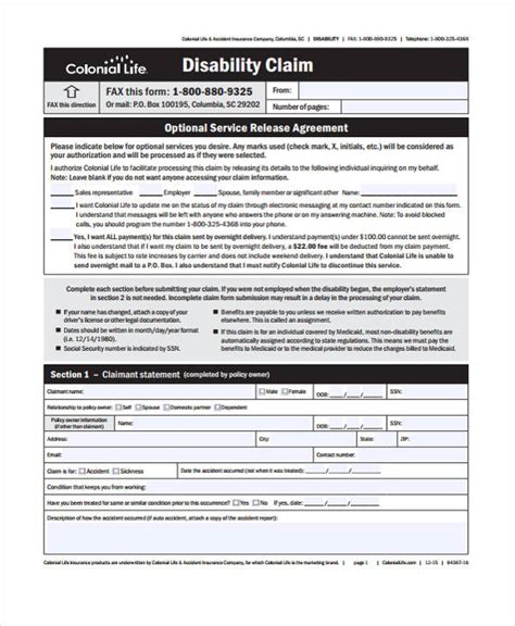 FREE 36 Claim Form Examples In PDF Excel MS Word