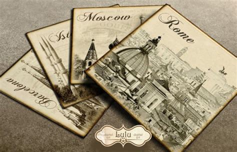 Vintage Frame Cards Bookmark Graphic By Luludesignart · Creative Fabrica