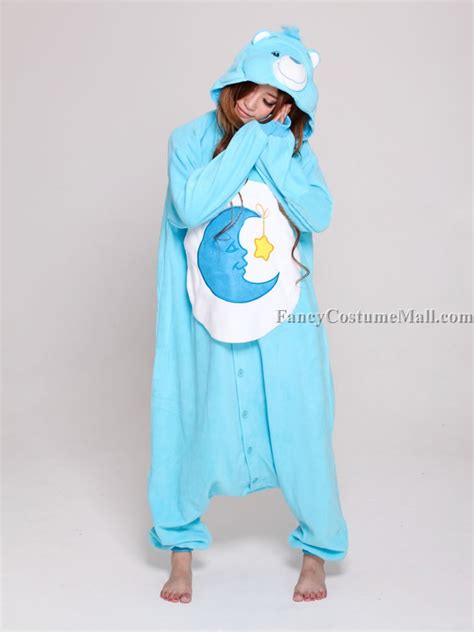 Care Bears Bedtime Bear Onesie Kigurumi Pajama Fancy Costume Mall