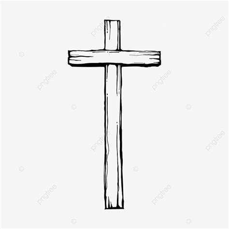 gambar salib paskah hitam  putih png paskah vektor png salib