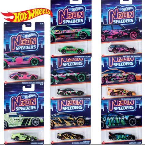 Hot Wheels Neon Speeders 8 Li Set HLH72