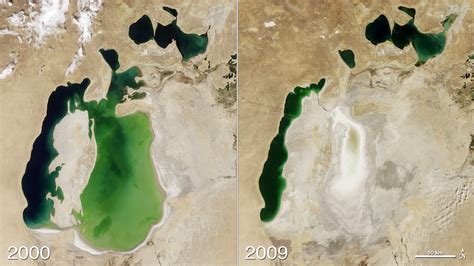 NASA Viz Shrinking Aral Sea