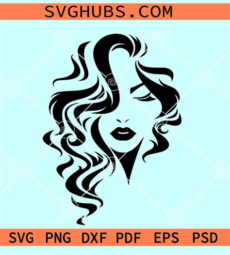 Beautiful Woman Face Svg Woman Silhouette Beauty Face Svg