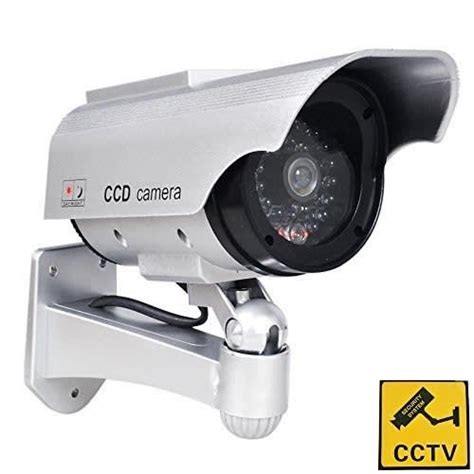 Dummy False CCTV Camera With Flashing LED Light - Silver | Konga Online ...