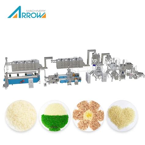 Shandong Arrow Puffed Rice Making Machine Artificial Rice Plant Frk