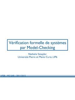 V Ri Cation Formelle De Syst Mes Par Model Checking Mes Par Model