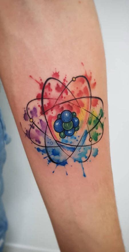 85 Atom Tattoos to Showcase Your Love for Science – Homie Daily