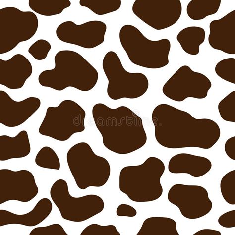 Cow Pattern On White Background Stock Illustration Illustration Of