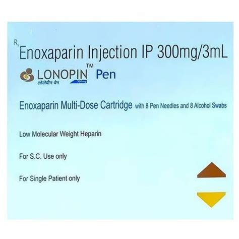 Lonopin Pen Mg Ml Enoxaparin Injection At Rs Piece