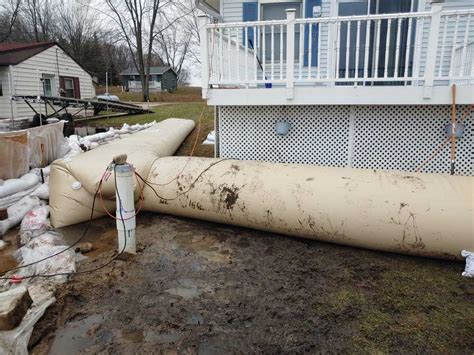 Water Filled Flood Barriers For Home Detroit Tarp