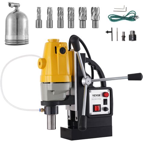 SDT MD40 Electric Magnetic Drill Press With 6 PC 1 HSS Annular Cutter