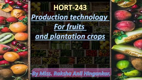 Mango Cultivation Practices PPT