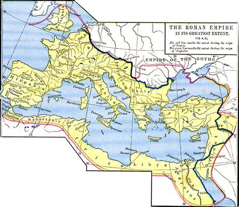 The Roman Empire In Its Greatest Extent