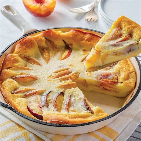 Clafoutis Nedir Şeftalili Clafoutis Tarifi Ege Pazarından