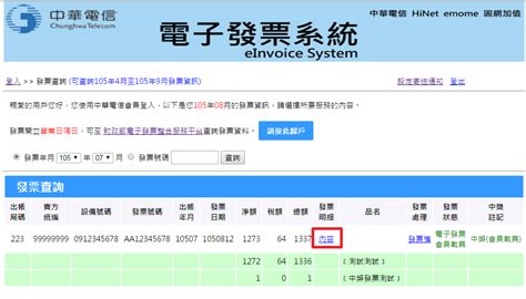 電子發票系統 說明頁