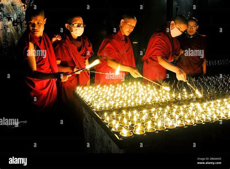 At Bodh Gaya Bihar Stock Photo Alamy
