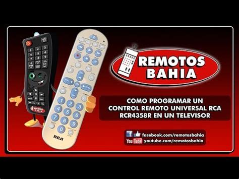 Configurar Control Universal Rca Rcr N Mandosuniversales